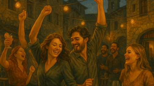 Personnes en train de danser ensemble